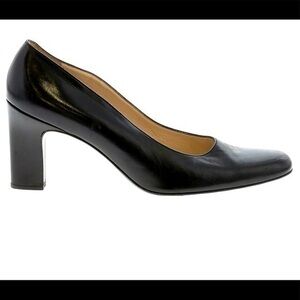 BALLY SOLID BLACK MILENA HEELS FOR WOMEN